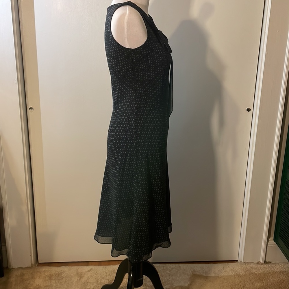 Anne Taylor-Loft Navy and White Slip Dress - Picture 4 of 7